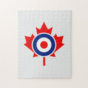 Quebra-cabeça Canadiano Maple Leaf Roundel Mod CANADA