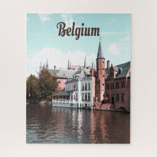 Quebra-cabeça Canal Bélgica Bruxelas