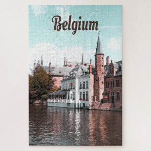 Quebra-cabeça Canal Bélgica Bruxelas