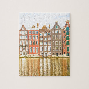 Quebra-cabeça Canal em Amsterdão