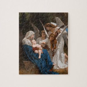 Quebra-cabeça Canção dos Anjos por William-Adolphe Bouguereau B