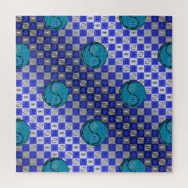 Quebra-cabeça Cancer & Water Ox (Vertical)