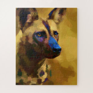 Quebra-cabeça Cane Selvatico Africano