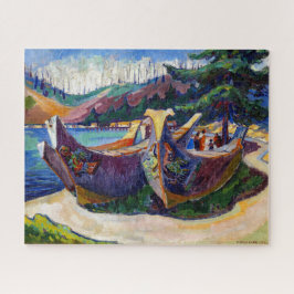 Quebra-cabeça Canoeiros de Guerra | Emily Carr |