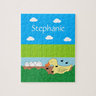 Quebra-cabeça Cantando Mãe Duque Perto da Água