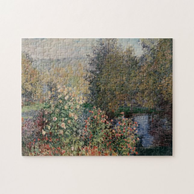 Quebra-cabeça Canto do jardim em Montgeron - Claude Monet (Horizontal)