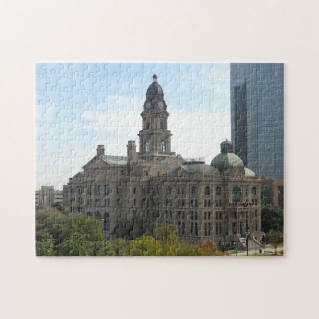 Quebra-cabeça Canto Ocidental do Tribunal do Condado de Tarrant  (Horizontal)