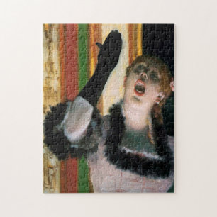 Quebra-cabeça Cantor com uma luva, Edgar Degas