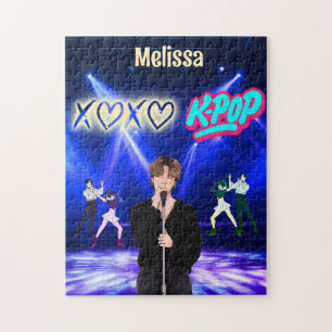 Quebra-cabeça Cantor do K-Pop no Palco XoXo Love K-Pop Music Per