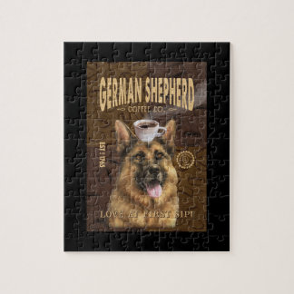 Quebra-cabeça Canvas da Companhia de Café german shepherd