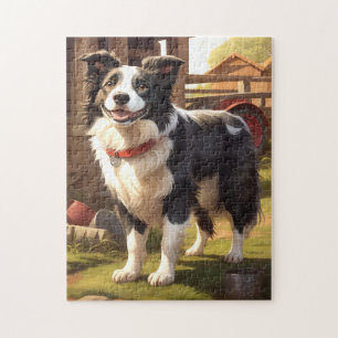 Quebra-cabeça Cão Border Collie