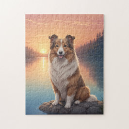 Quebra-cabeça Cão Collie