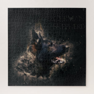 Quebra-cabeça Cão de german shepherd de trabalho - GSD