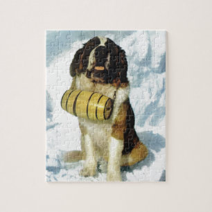 Quebra-cabeça Cão de St Bernard, salvamento da montanha