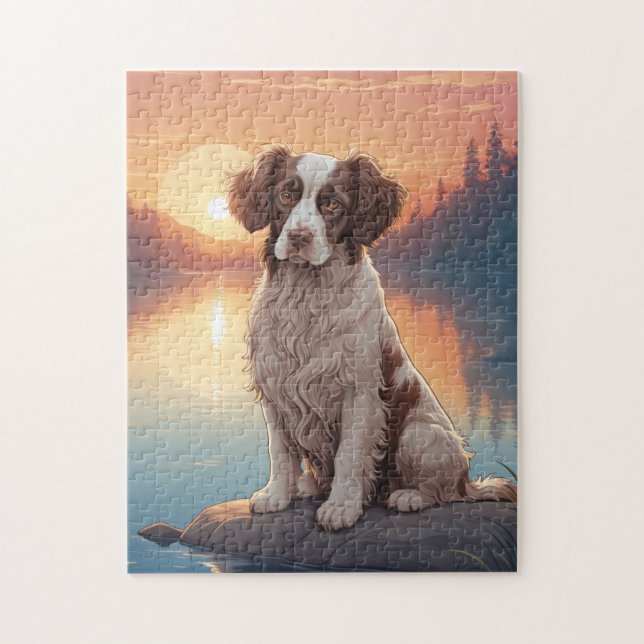 Quebra-cabeça Cão English Springer Spaniel (Vertical)