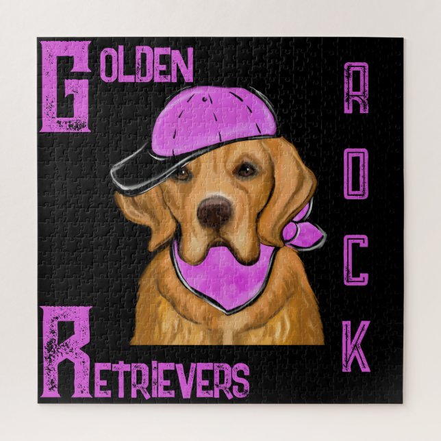 QUEBRA-CABEÇA CÃO GOLDEN RETRIEVER  (Vertical)