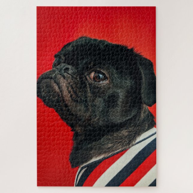 Quebra-cabeça cão rojo (Vertical)