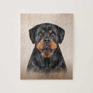 Quebra-cabeça cão rottweiler