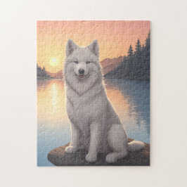 Quebra-cabeça Cão Samoyed  