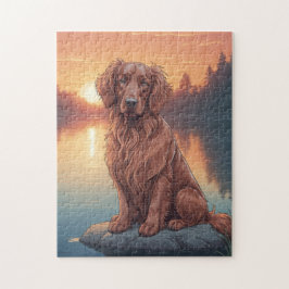 Quebra-cabeça Cão Setter Irlandês