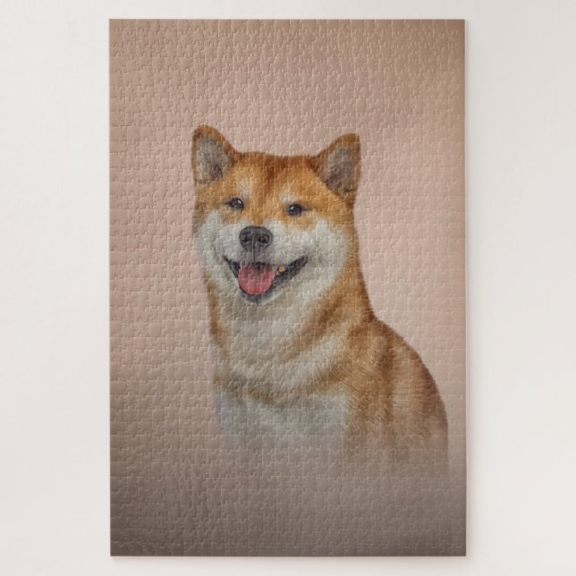 Quebra-cabeça Cão Shiba Inu Japonês (Vertical)