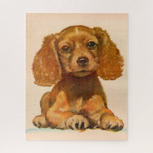 Quebra-cabeça Cãozinho-de-panela da década de 1940 - O mais quen