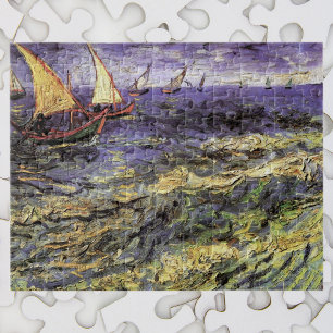 Quebra-cabeça Capa de mar em Saintes Maries por Vincent van Gogh