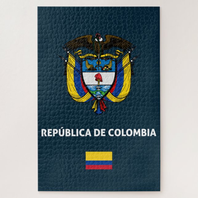 Quebra-cabeça capa de telefone passaporte Colômbia (Vertical)