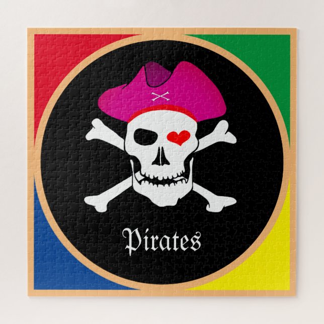 Quebra-cabeça Capitão "Grace" & Pirates - Ilha do Tesouro/Rapari (Horizontal)