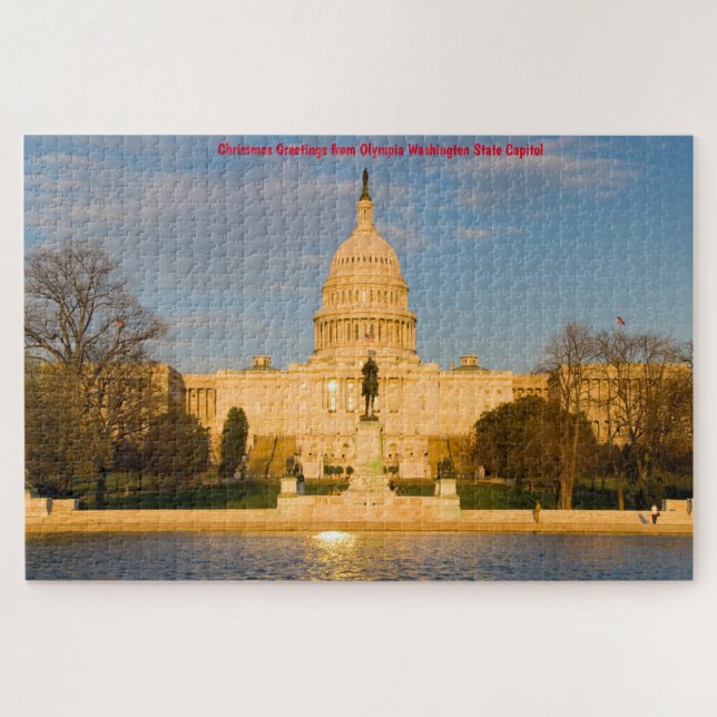 Quebra-cabeça Capitólio Estadual de Washington (Horizontal)