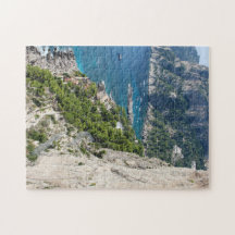 Capri de cima: costa e mar turquesa | Puzzle fo