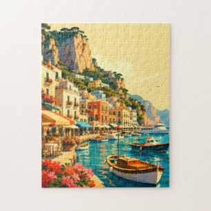 Quebra-cabeça Capri Itália Marina Grande Porto Lembrança