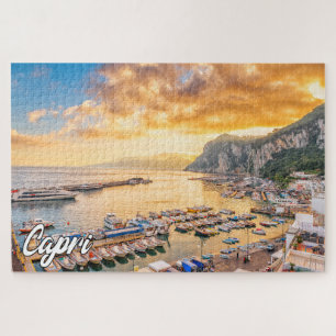 Quebra-cabeça Capri, Mar Tirreno, Itália