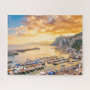 Quebra-cabeça Capri, Mar Tirreno, Itália