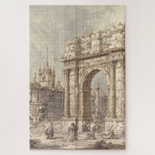 Quebra-cabeça Capriccio com um Arco do Triunfo Romano