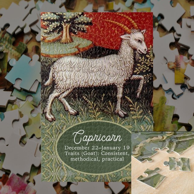 Quebra-cabeça Capricórnio - Festa de aniversário de Sinal Zodiac (Criador carregado)
