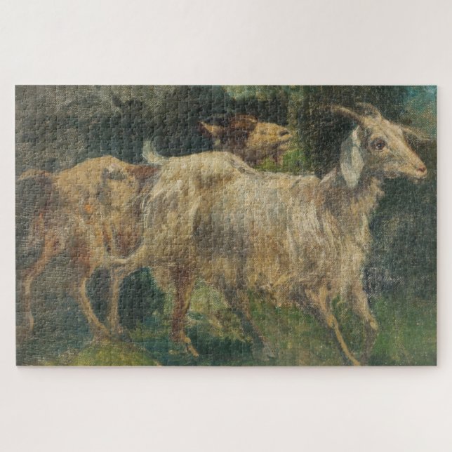 Quebra-cabeça Caprinos (por Vincenzo Caprile) (Horizontal)