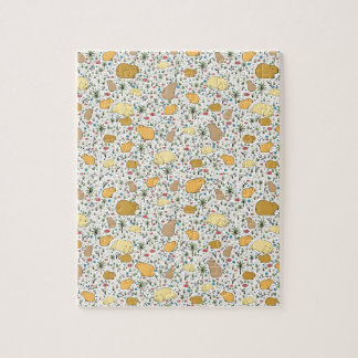 Quebra-cabeça Capybaras em amarelo