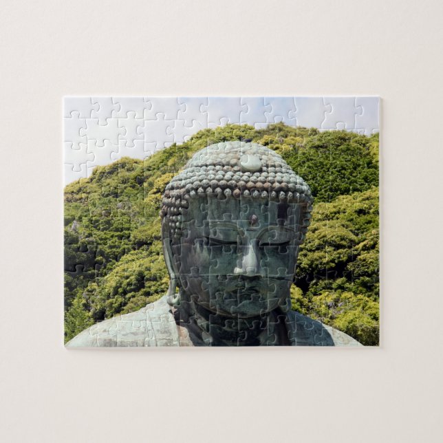Quebra-cabeça cara de kamakura buddha (Horizontal)