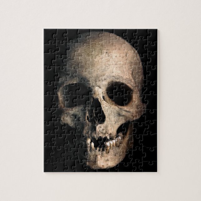 Quebra-cabeça Cara humana da cabeça do crânio (Vertical)