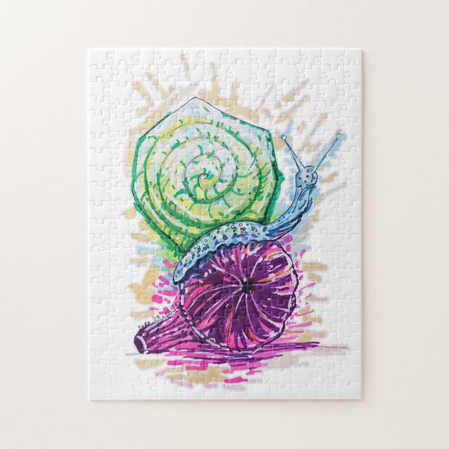Quebra-cabeça Caracol na Fig (Vertical)