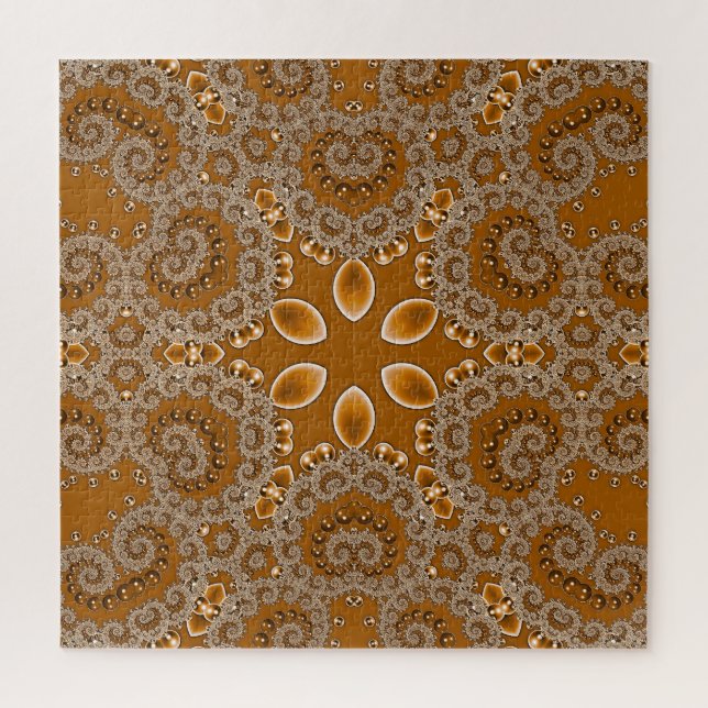 Quebra-cabeça Caramel Fractal Lace  (Vertical)