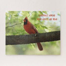 Quebra-cabeça Cardinais aparecem quando anjos estão perto!