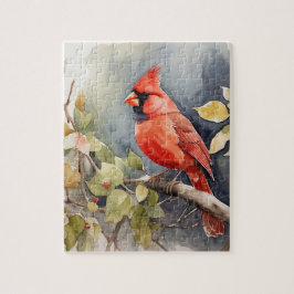 Quebra-cabeça Cardinal Vermelho