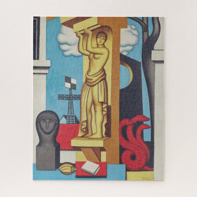Quebra-cabeça Cariatide | Jean Metzinger | (Vertical)