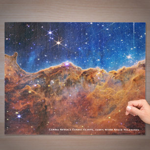 Quebra-cabeça Carina Nebula Cliff Cósmicos James Webb Hi-Res