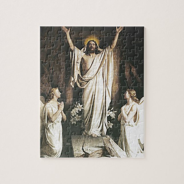 Quebra-cabeça Carl_Heinrich_Bloch_-_The_Resserection (Vertical)