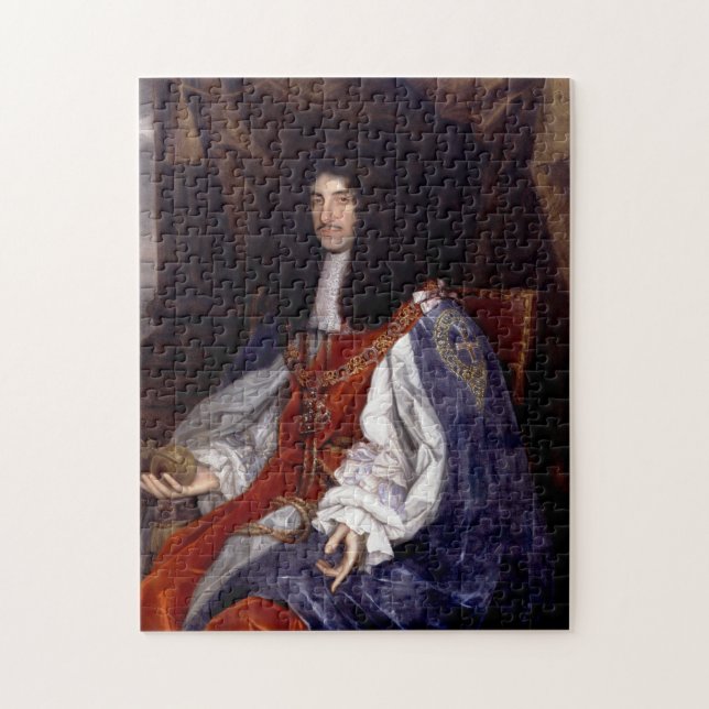Quebra-cabeça Carlos II da Grã-Bretanha Excelente e da Irlanda (Vertical)