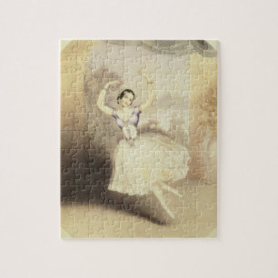 Quebra-cabeça Carlotta Grisi (1819-99) no balé do Peri