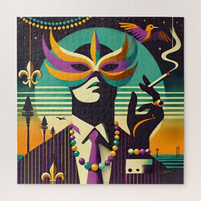 Quebra-cabeça Carnaval O Homem que Fuma (Vertical)